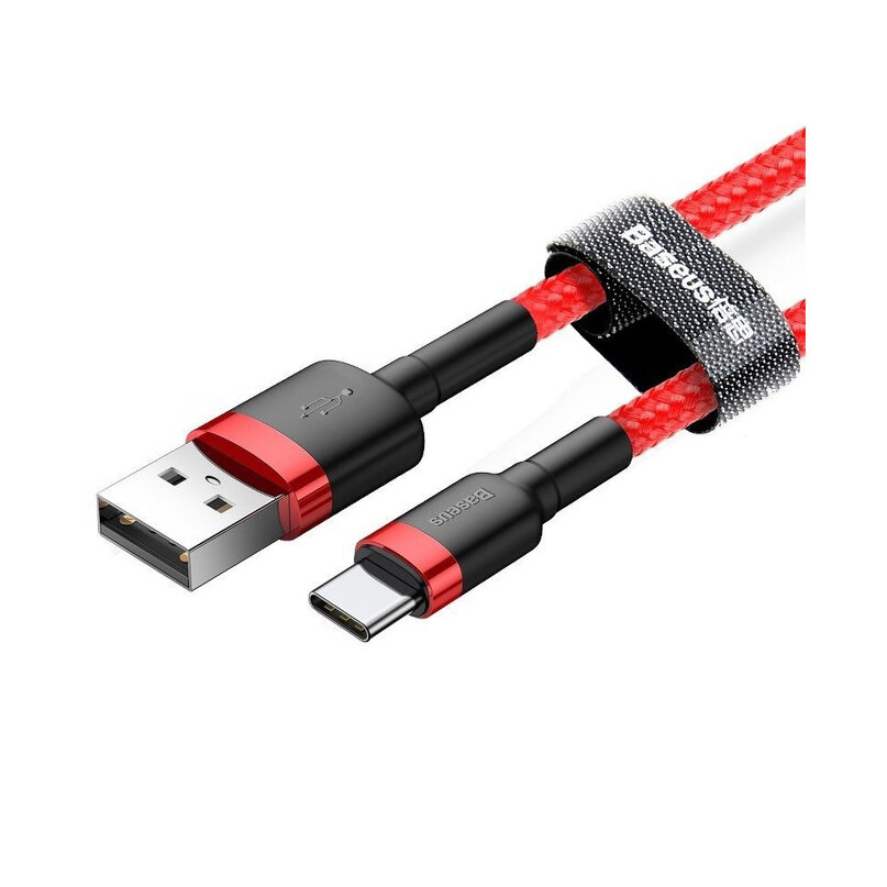 Baseus Cafule USB-A/C kábel 2A 3m červený (CATKLF-U09)