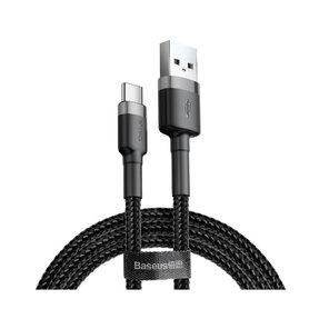 Baseus Cafule USB-A/C kábel 3A 1m čierny (CATKLF-BG1)