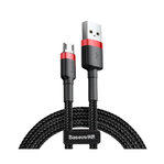 Baseus Cafule USB-micro USB kábel 1,5A 2m čierny (CAMKLF-C91)