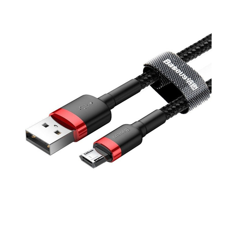 Baseus Cafule USB-micro USB kábel 1,5A 2m čierny (CAMKLF-C91)