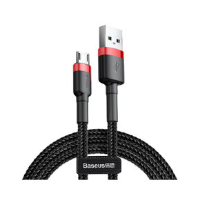 Baseus Cafule USB-micro USB kábel 1,5A 2m čierny (CAMKLF-C91)