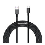 Baseus Superior USB-A/C kábel 66W 2m čierny (CATYS-A01)