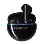 BOOMPODS earshots bezdrôtové slúchadlá čierne