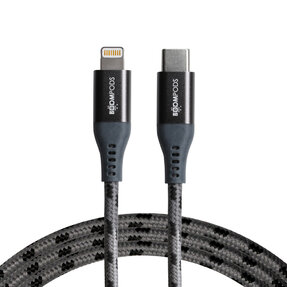 BOOMPODS USB-C/Lightning kábel graphite