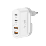 Budi 326RE nabíjačka mobilných zariadení 2xUSB-C/A, PD40W