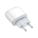 LDNIO nabíjačka A2424C USB-A, USB-C 20W biela + Lightning kábel