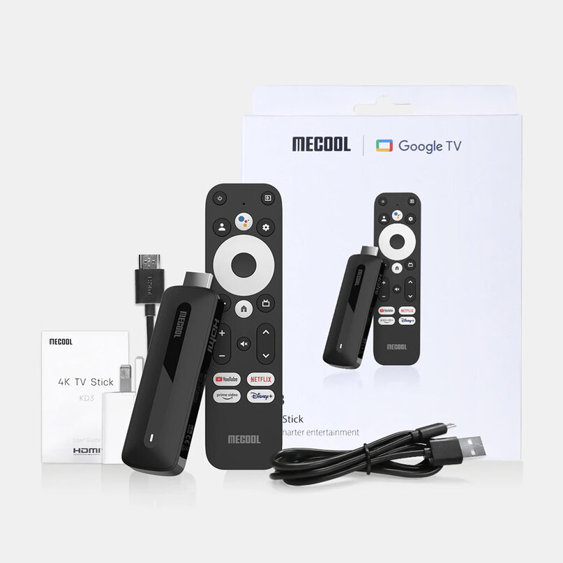 MECOOL KD3 Google TV 11, Netflix 4K