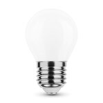 Modee Lighting LED Filament Milky žiarovka E27 4W G45 (40W) 4000K