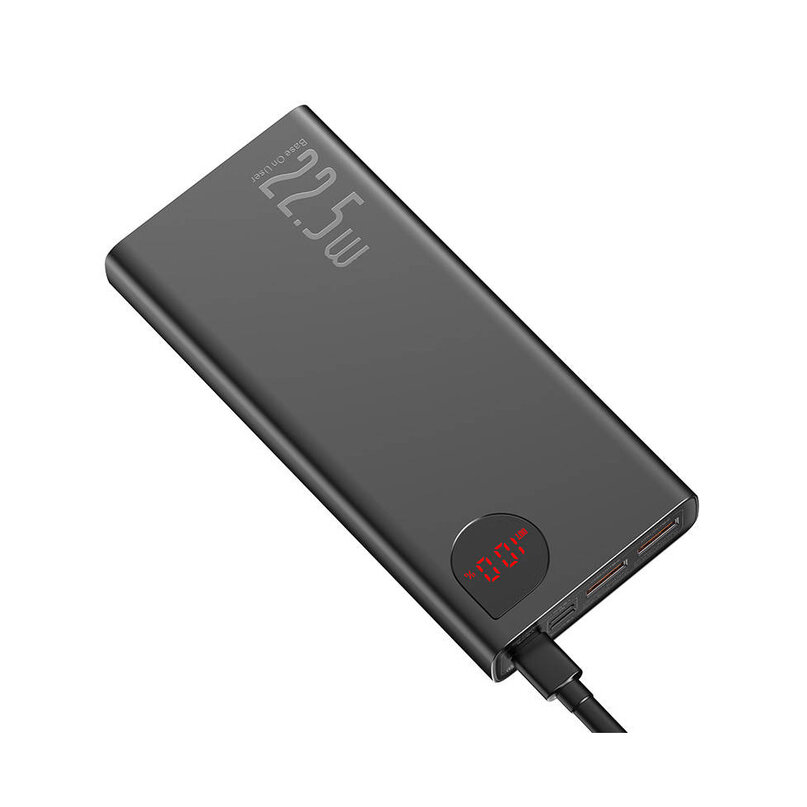 Power banka Baseus Adaman 20000 mAh, 2xUSB, USB-C, 22,5W čierna