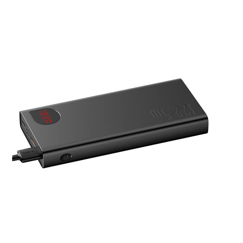 Power banka Baseus Adaman 20000 mAh, 2xUSB, USB-C, 22,5W čierna