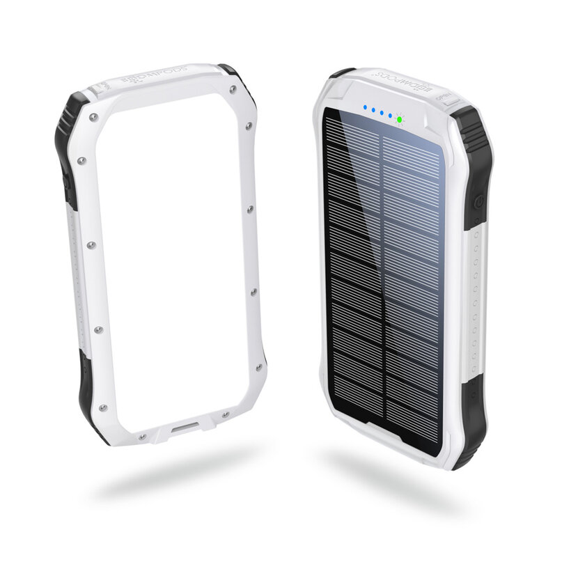 Power banka BOOMPODS Neutron SOLAR 10000mAh biela