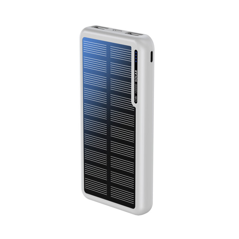 Power banka BOOMPODS OBI-SOLAR 10000mAh biela