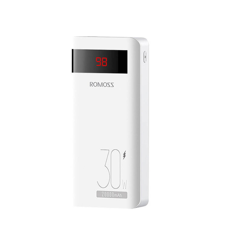 Power banka Romoss SENSE6PS 20000mAh, 30W biela