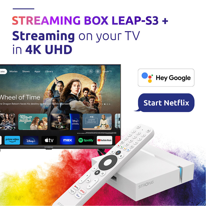 Strong LEAP-S3+ V2 biely 4K Google TV box