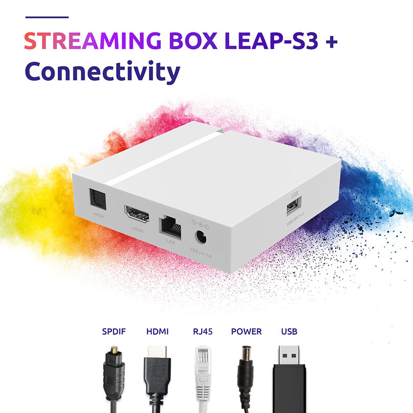 Strong LEAP-S3+ V2 biely 4K Google TV box