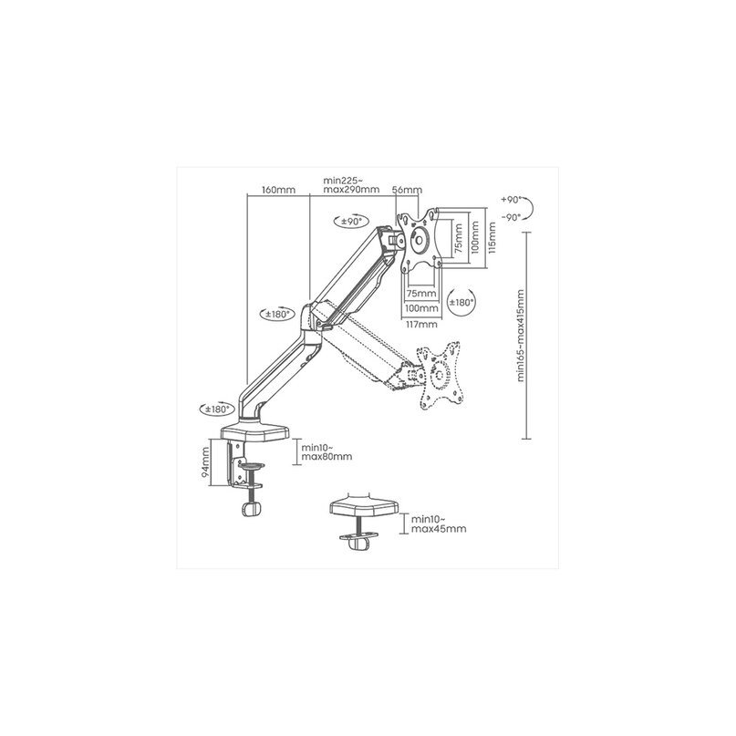 Superior držiak pre monitor 17-32“