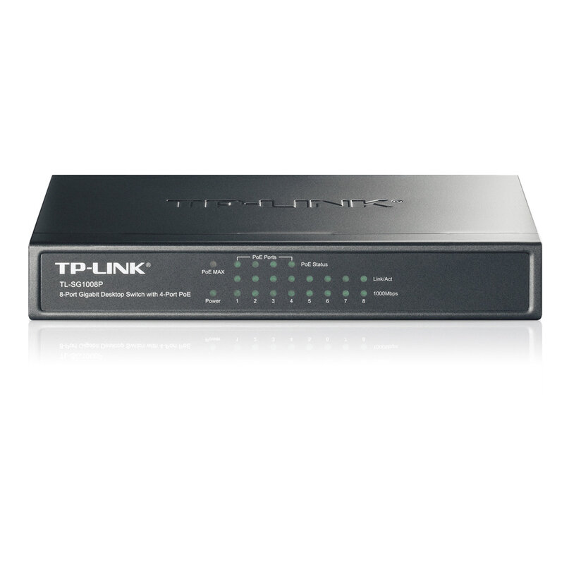 TP-Link SG1008P 8 portový gigabit switch s POE