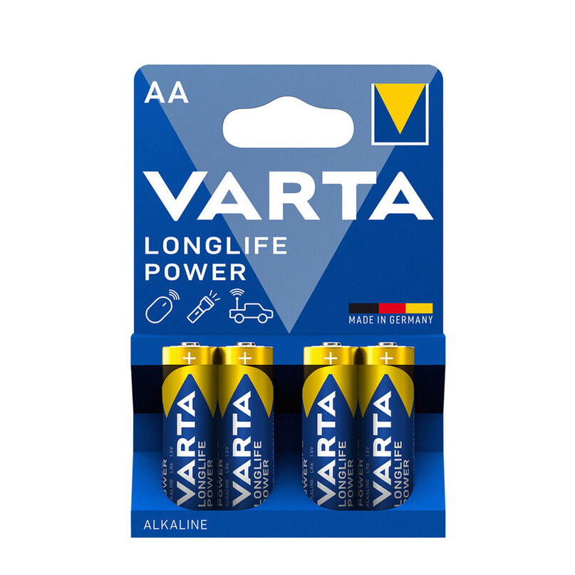 VARTA LONG LIFE POWER alkalické batérie 4ks AA