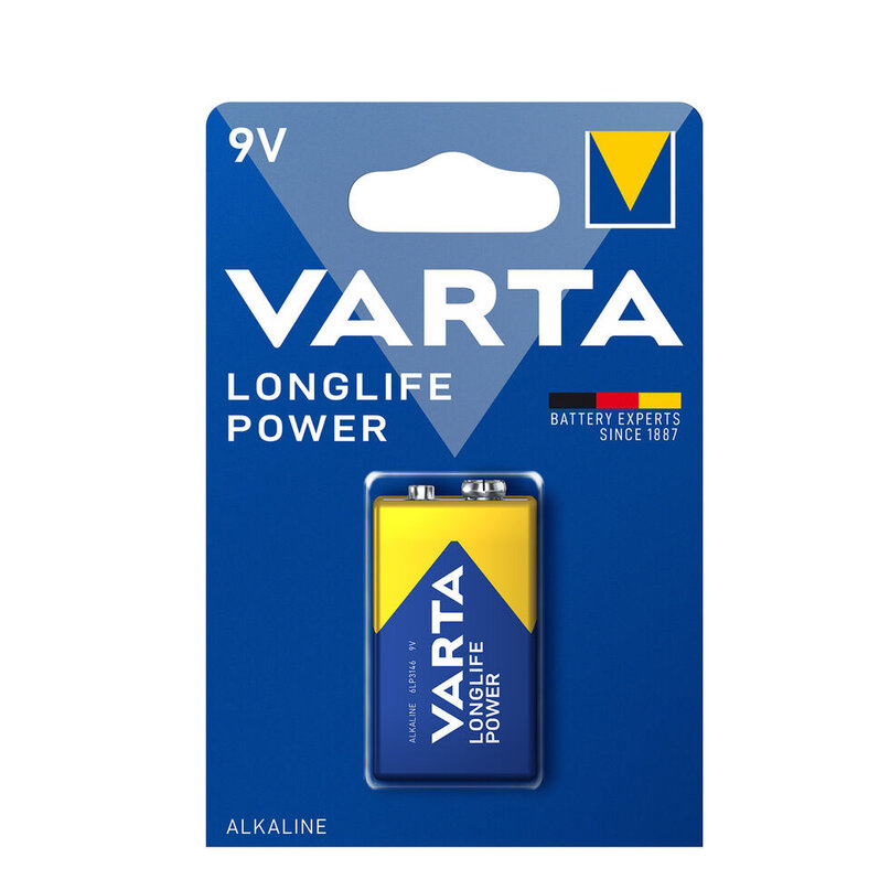 VARTA Longlife Power alkalická 9V batéria