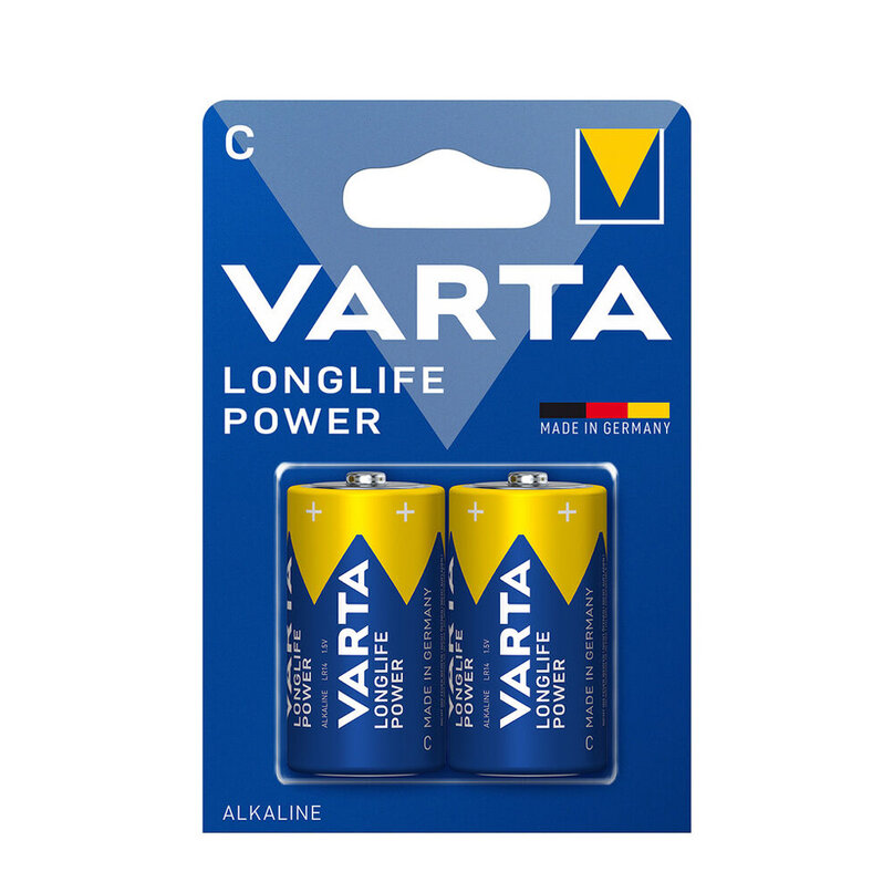 VARTA Longlife Power alkalické batérie typ C 1,5V 2ks